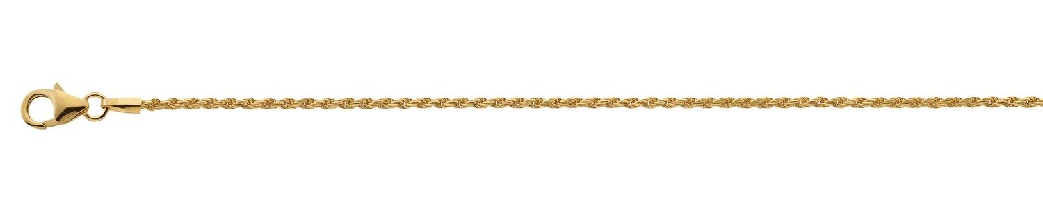 Armband Kordelmuster Gelbgold 750