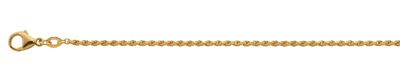Armband Kordelmuster Gelbgold 750