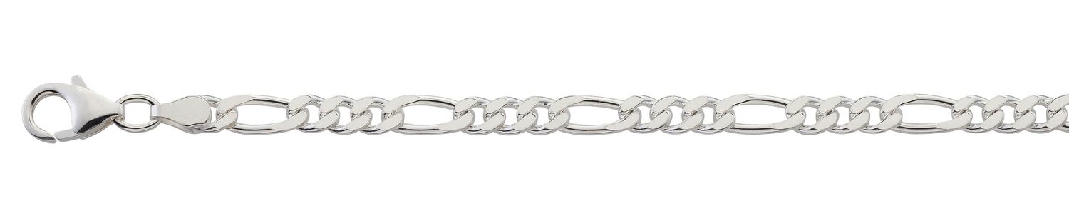 Halskette Figaro Muster 3+1 Silber 925 Halskette Figaro Muster 3+1 Silber 925