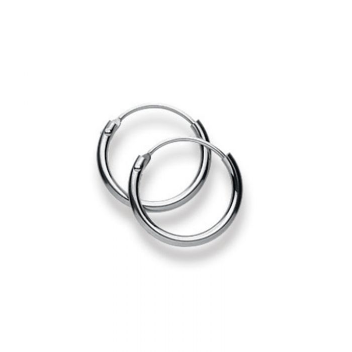 Creolen Weissgold 750