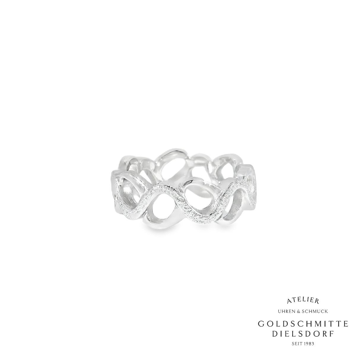 Damenring Weissgold 750 Damenring Weissgold 750