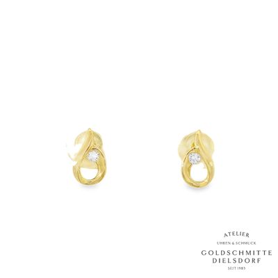 Ohrstecker Gelbgold 750 Brillanten Ohrstecker Gelbgold 750 Brillanten