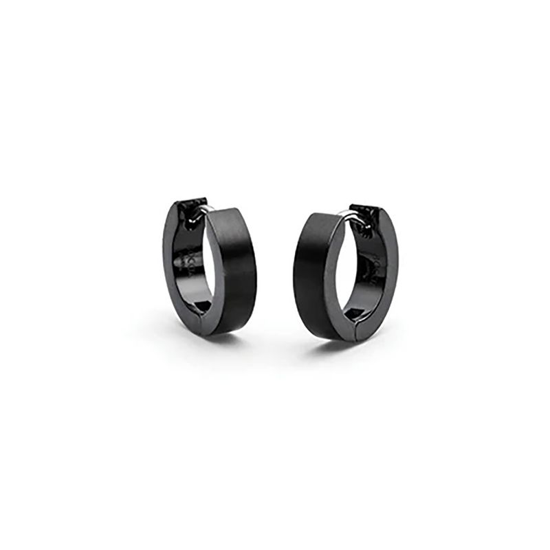 Titan Creolen schwarz Ø13mm