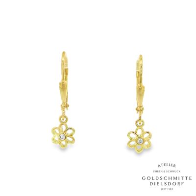 Kinder Ohrhänger Gelbgold 750 Kinder Ohrhänger Gelbgold 750