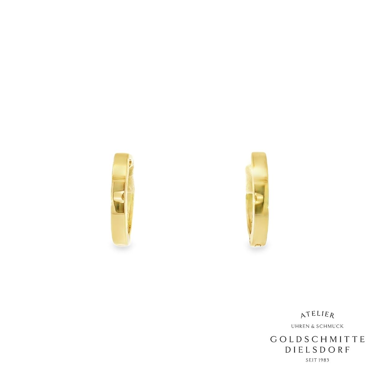 Klappcreolen Gelbgold 750