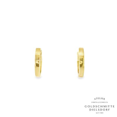 Klappcreolen Gelbgold 750