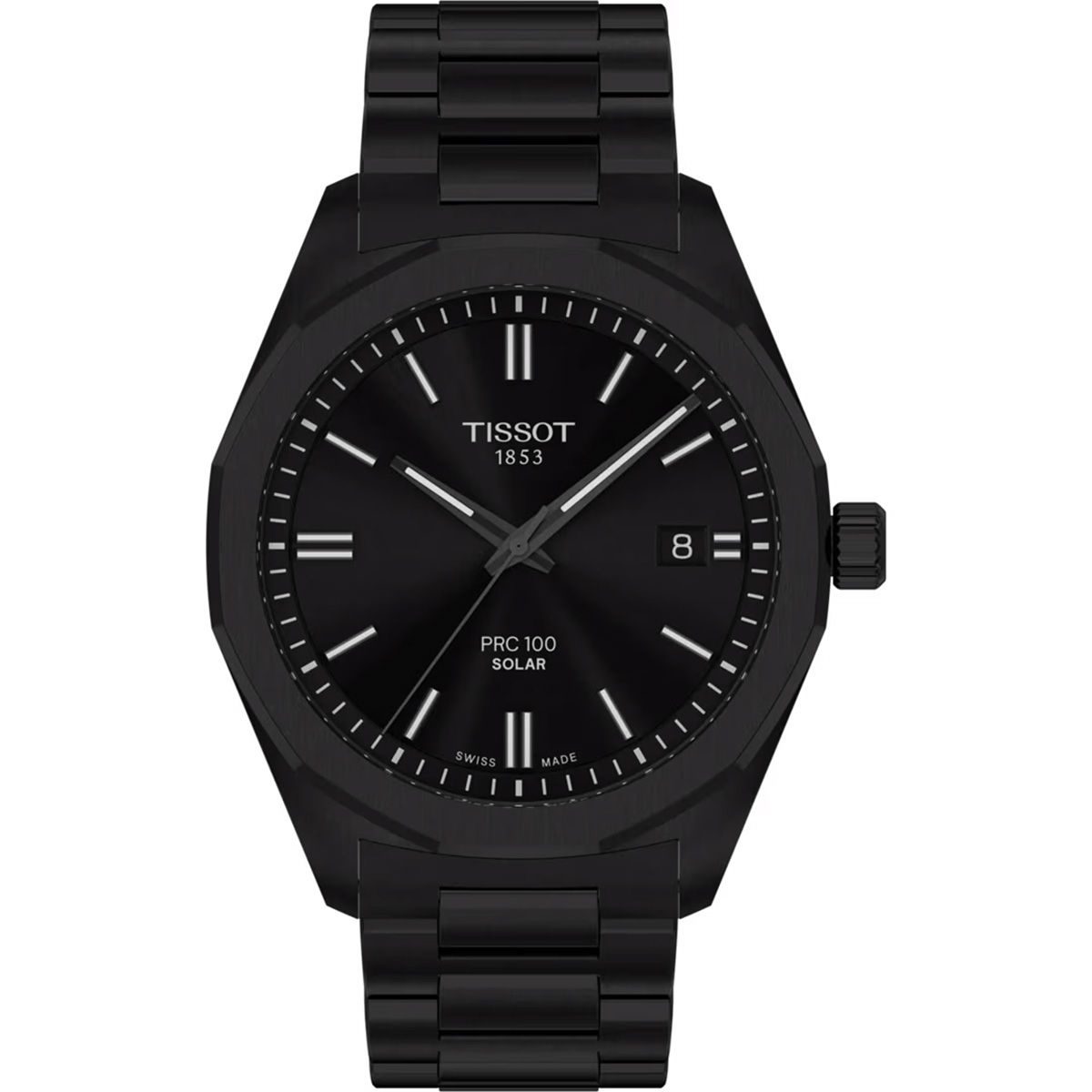Tissot PRC 100 Solar Quarz 39mm Schwarz