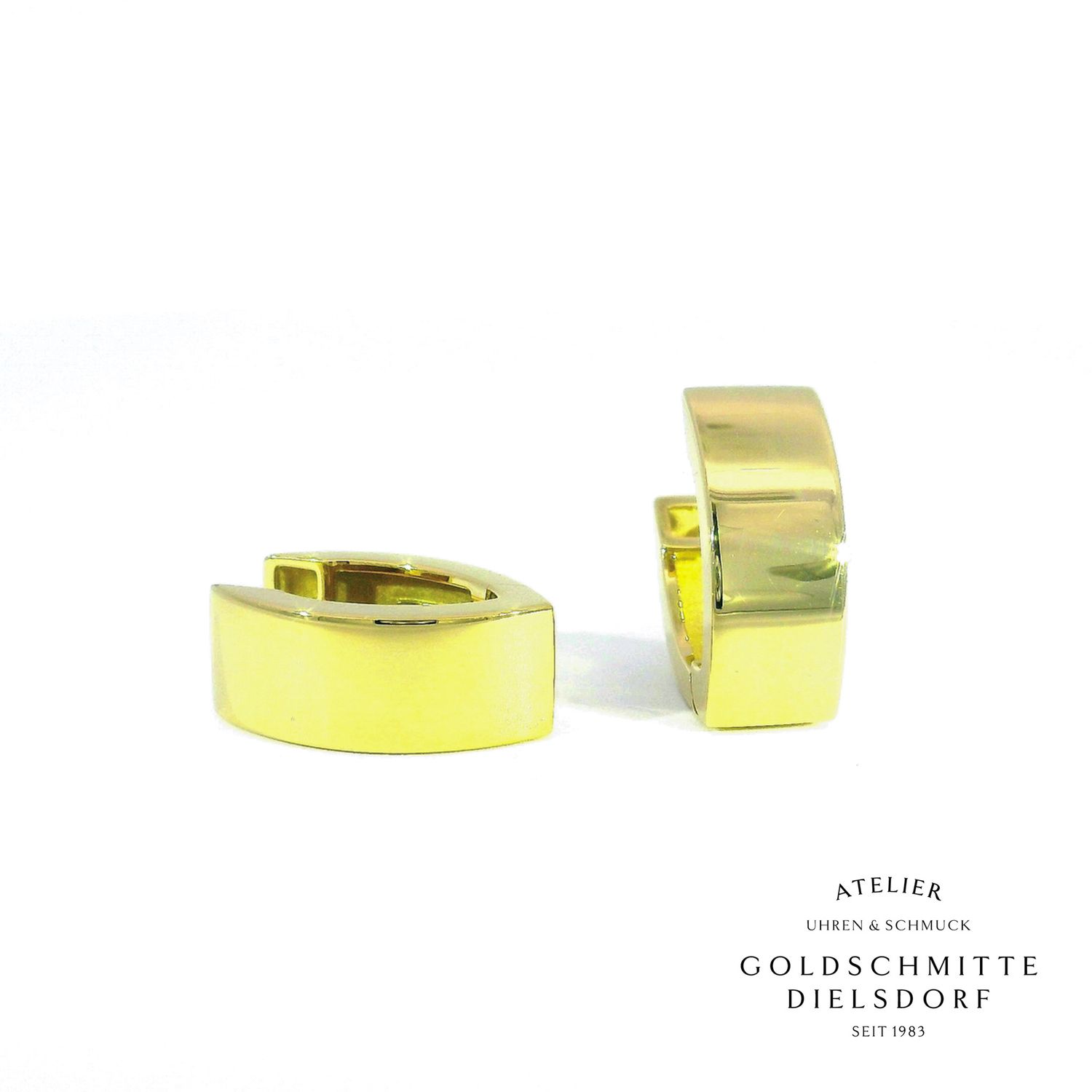 Klappcreolen Gelbgold 750