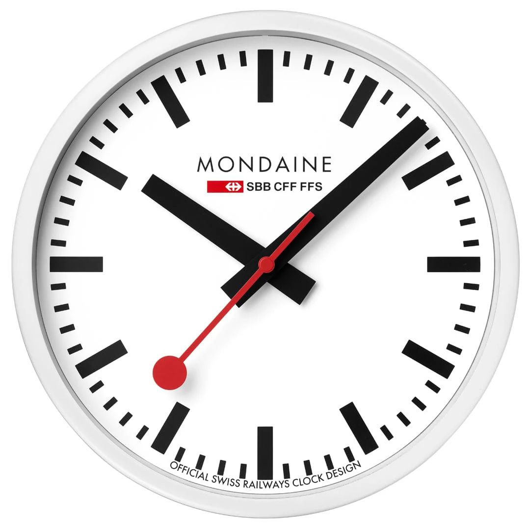 Mondaine SBB Wanduhr weiss