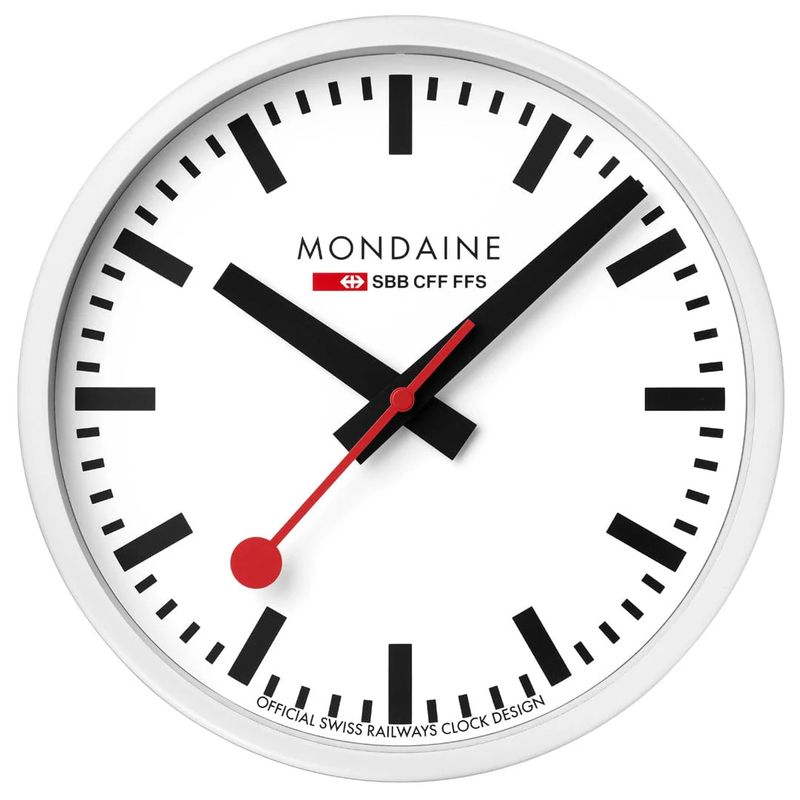 Mondaine SBB Wanduhr weiss