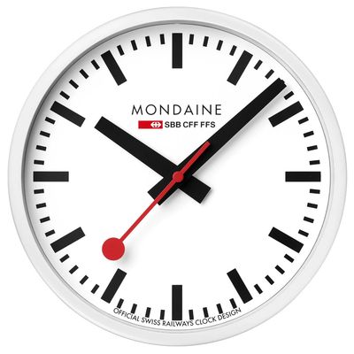 Mondaine SBB Wanduhr weiss
