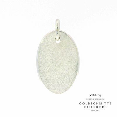 Anhänger Signum Ovalis in Silber 925