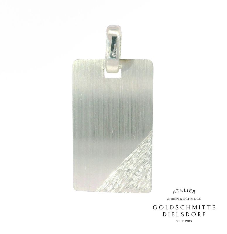 Anhänger Signum Recta in Gelbgold 750