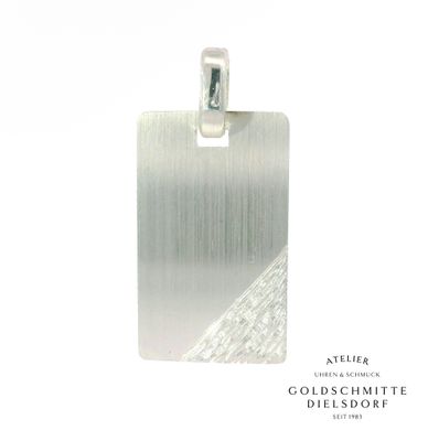 Anhänger Signum Recta in Gelbgold 750
