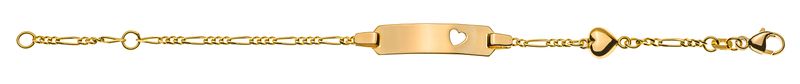 Bébé Bracelet Figaro Gelbgold 375 Bébé Bracelet Figaro Gelbgold 375
