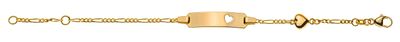 Bébé Bracelet Figaro Gelbgold 375