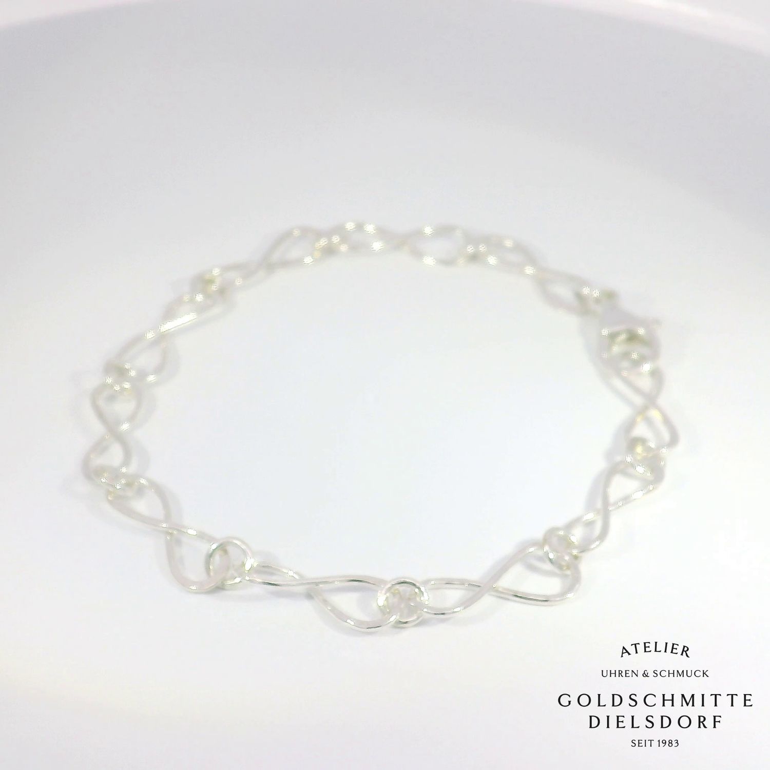 Fantasie-Armband in Silber 925 – Infinity Design