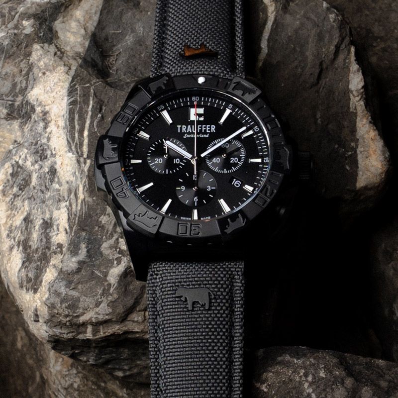 Trauffer Alpenaufzug Herren Schwarz