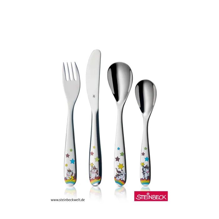 Einhorn 4 - teilig Kinderbesteck WMF
