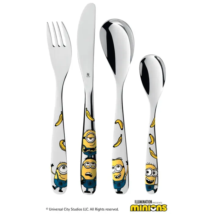 Minions 4 - teilig Kinderbesteck WMF