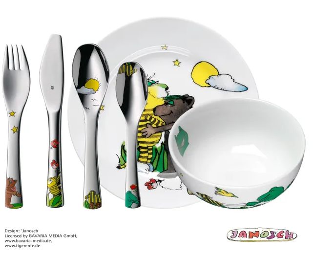 Janosch 6 - teilig Kinderbesteck WMF