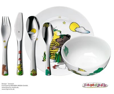 Janosch 6 - teilig Kinderbesteck WMF