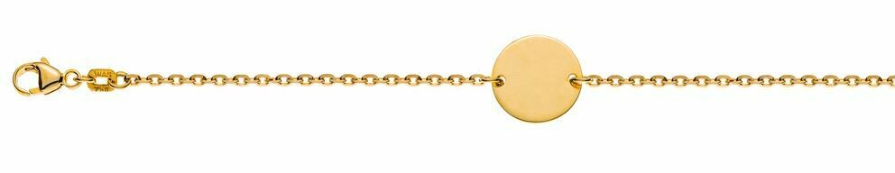 Bébé Bracelet Anker Messerschliff Gelbgold 750