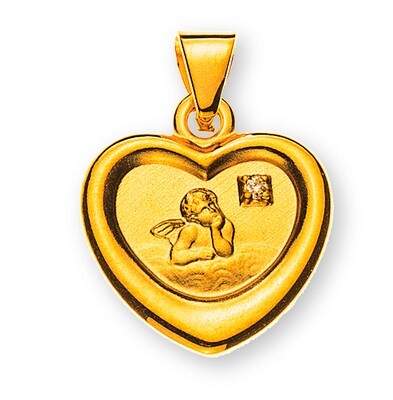 Anhänger SCHUTZENGEL Gelbgold 750