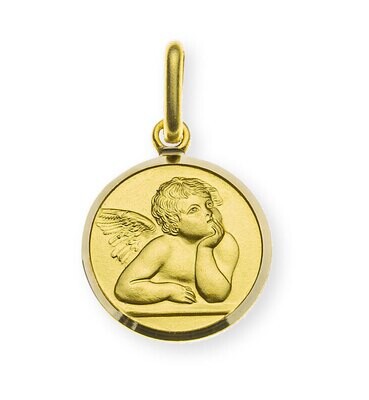 Anhänger SCHUTZENGEL Gelbgold 750