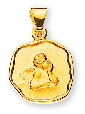 Anhänger SCHUTZENGEL Gelbgold 750