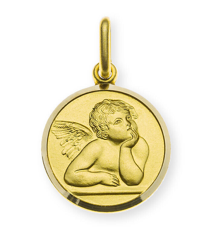 Anhänger SCHUTZENGEL Gelbgold 750