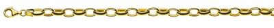 Armband Anker oval Gelbgold 750