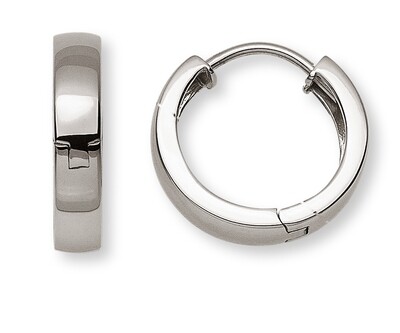 Scharniercreolen Weissgold 750