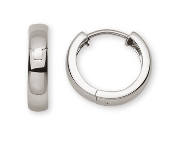 Scharniercreolen Weissgold 750