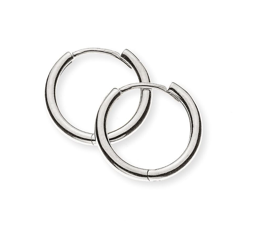 Creolen Weissgold 750