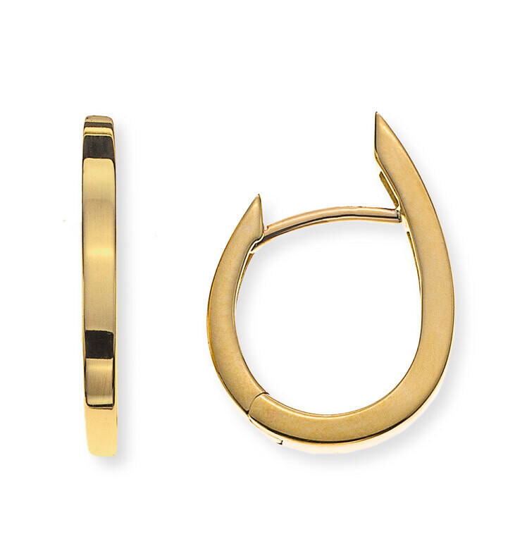 Klappcreolen Gelbgold 750