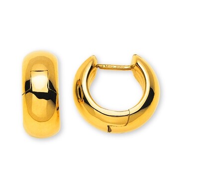 Klappcreolen Gelbgold 750