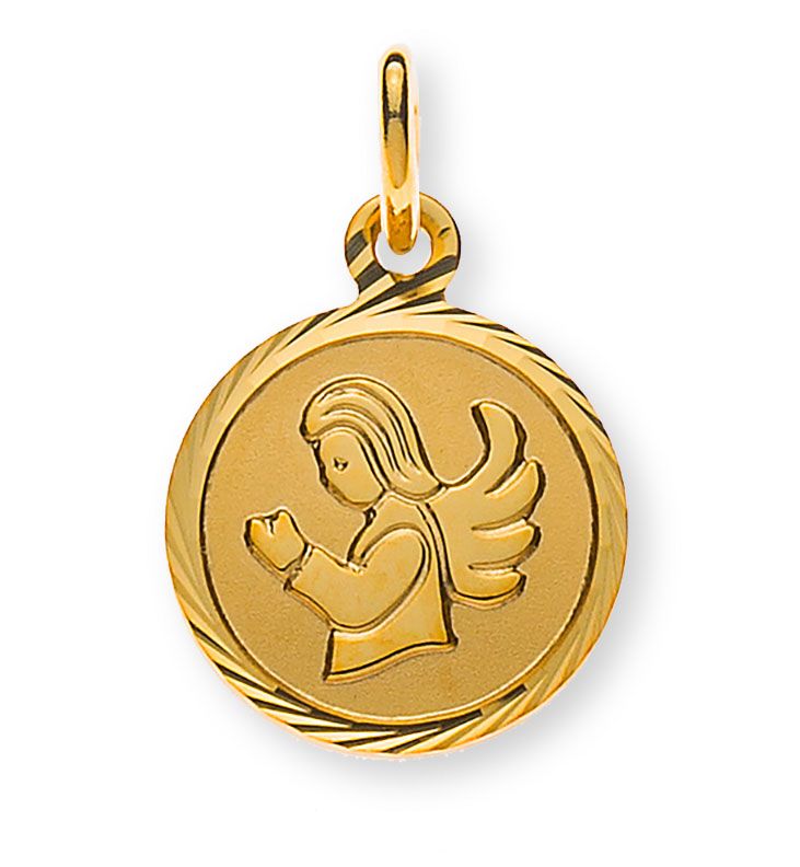 Anhänger SCHUTZENGEL Gelbgold 750
