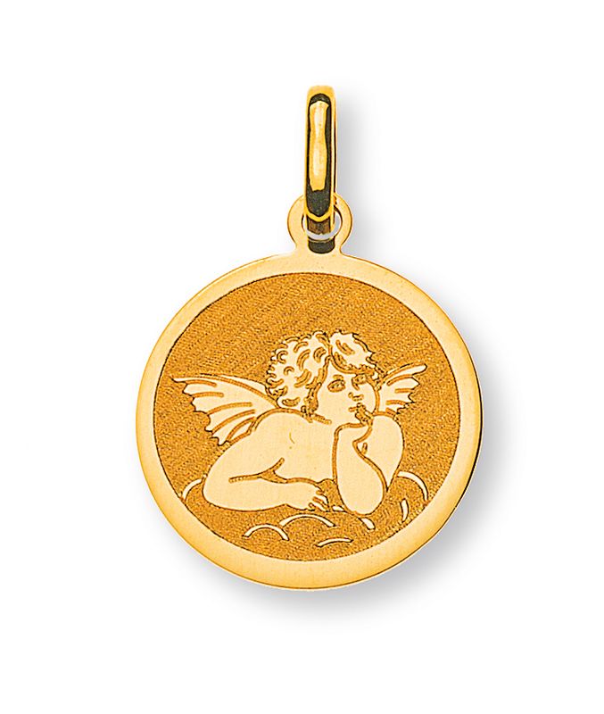 Anhänger SCHUTZENGEL Gelbgold 750