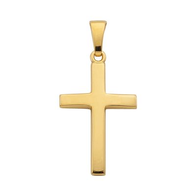 Anhänger KREUZ Gelbgold 750
