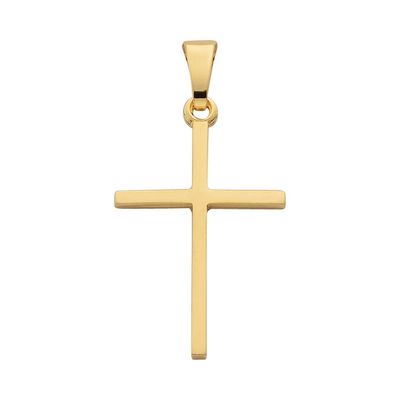 Anhänger KREUZ Gelbgold 750