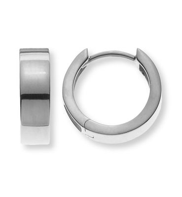 Scharniercreolen Weissgold 750