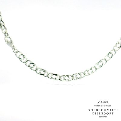 Halskette Doppelpanzer Platin 950