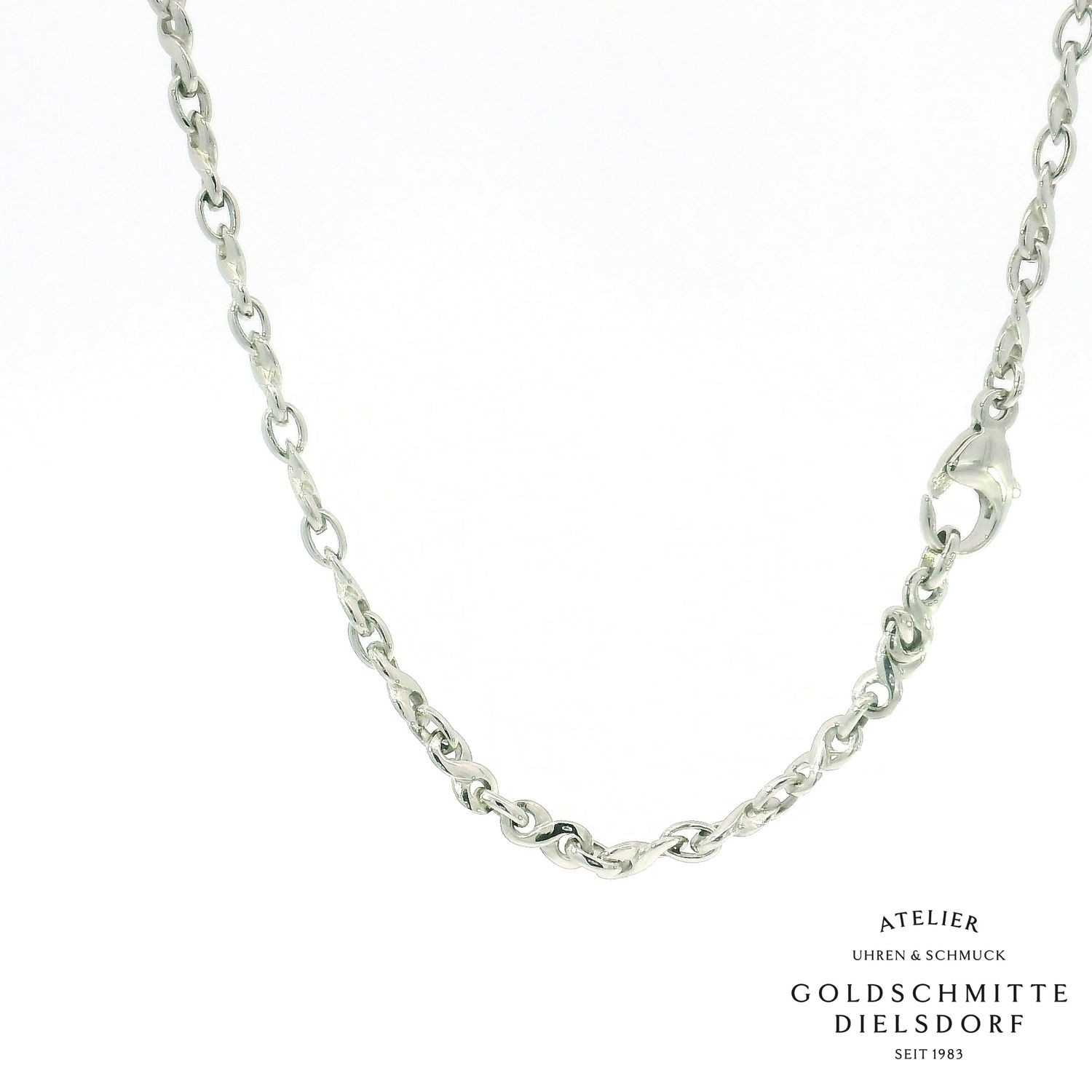 Halskette Achter Muster Platin 950