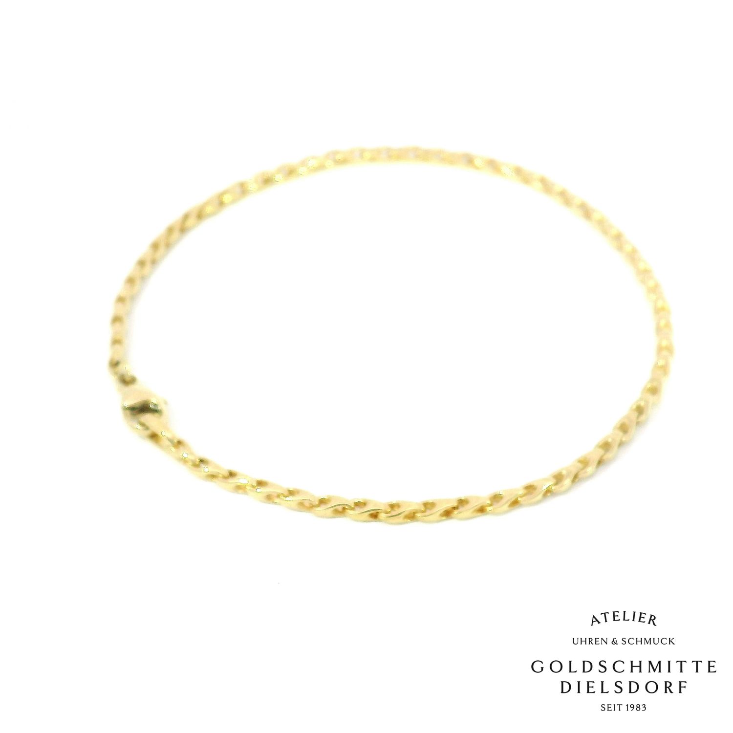 Armband Fantasie Muster in Gelbgold 750