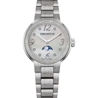 Aerowatch Harmonie Lady Moon Phase Frosted 35mm