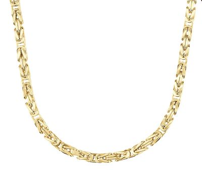 Königskette Silber 925 Ø5mm vergoldet