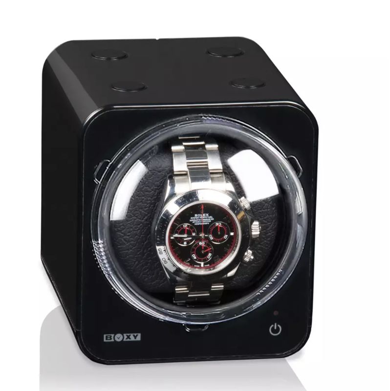 Uhrenbeweger Boxy Fancy Brick schwarz