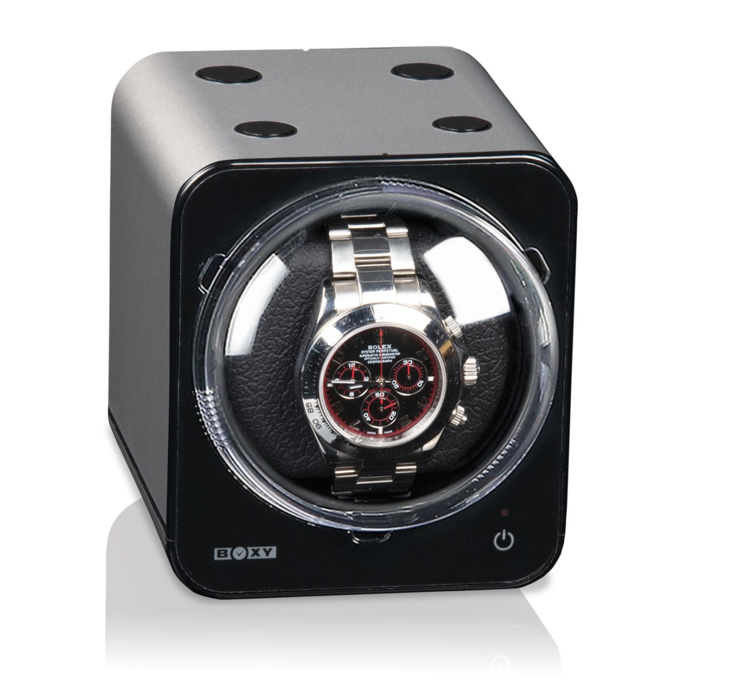 Uhrenbeweger Boxy Fancy Brick Platin