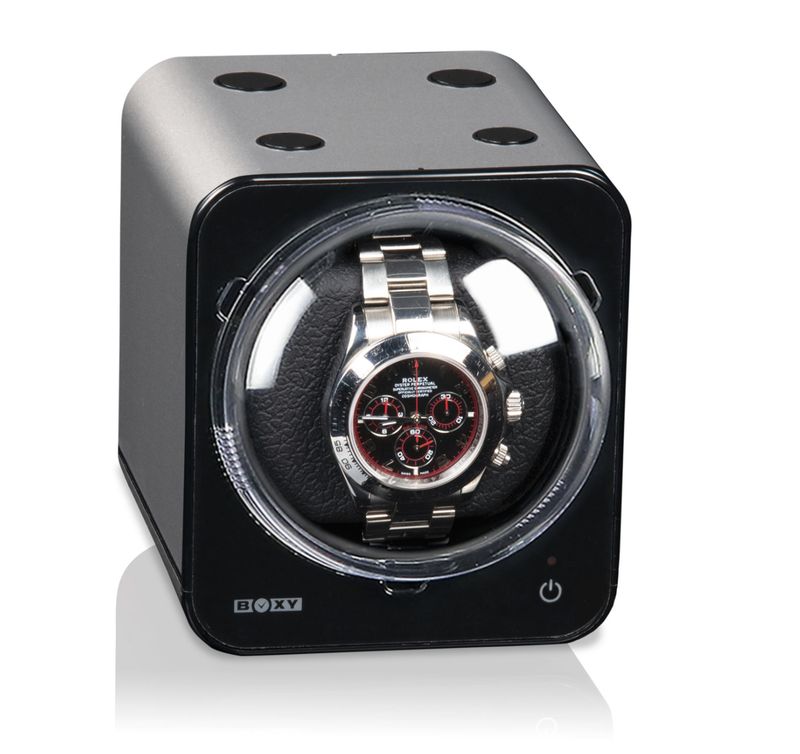 Uhrenbeweger Boxy Fancy Brick Platin